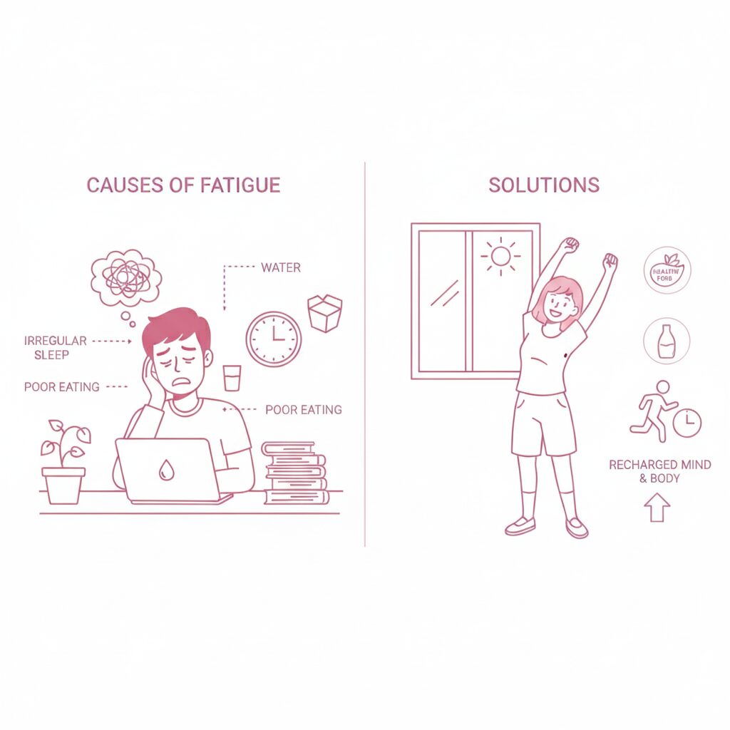 Why Do Students Feel Tired While Studying After School?