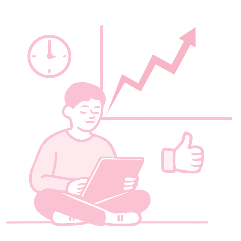 Be consistent and patience