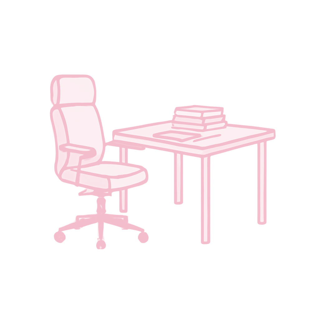 Comfortable Table and Chair