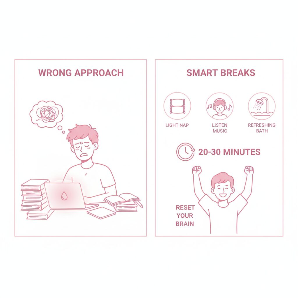 Take a Short Rest Before Studying