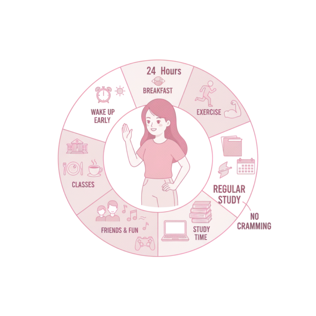 What should a healthy routine be like