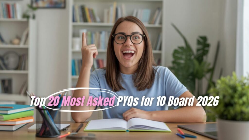 The 20 Most Repeated PYQs for CBSE Class 10 Board Exam 2026