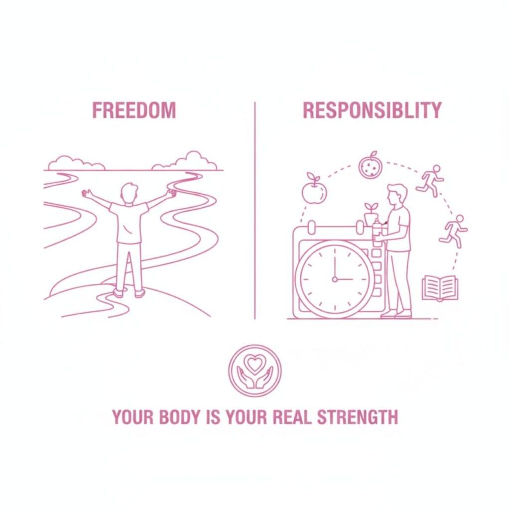 Along with freedom comes responsibility.